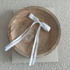 Luxe Cream Silk Bow