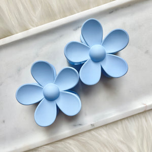 Sky Blue Flower Clip