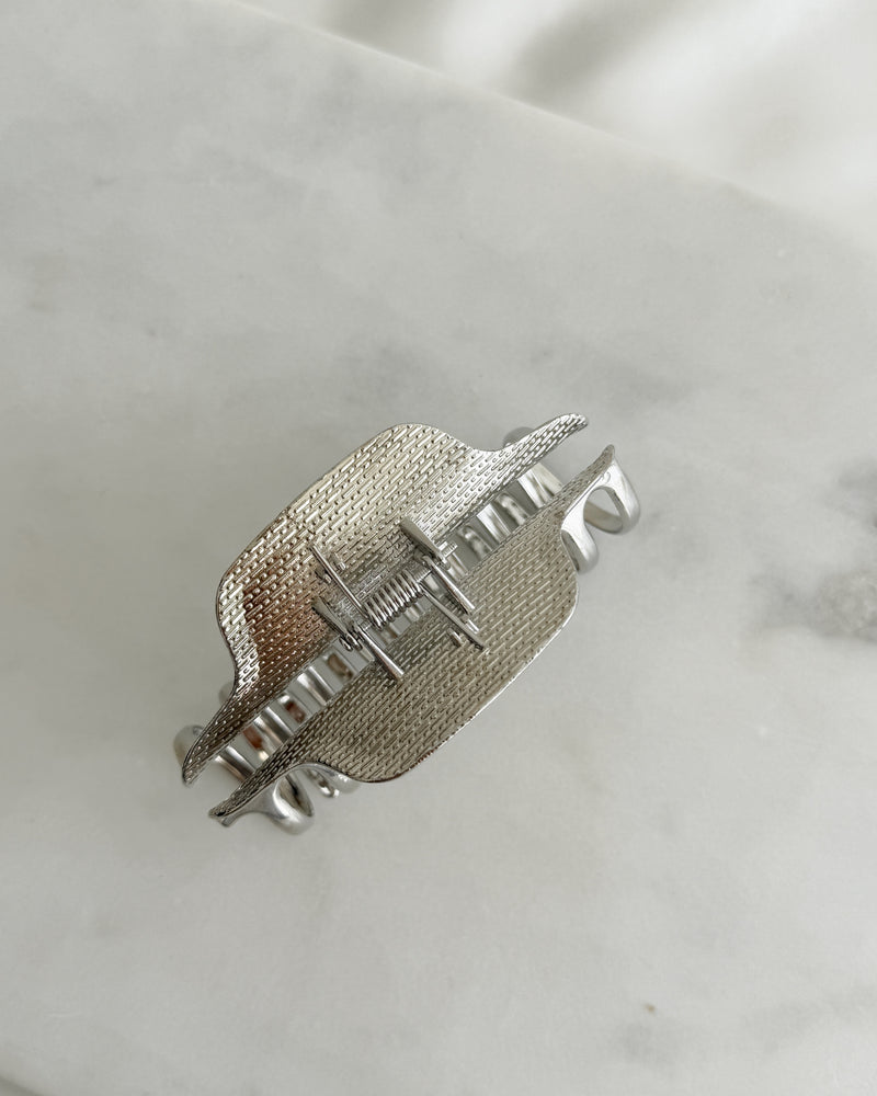 Silver Metal Claw Clip