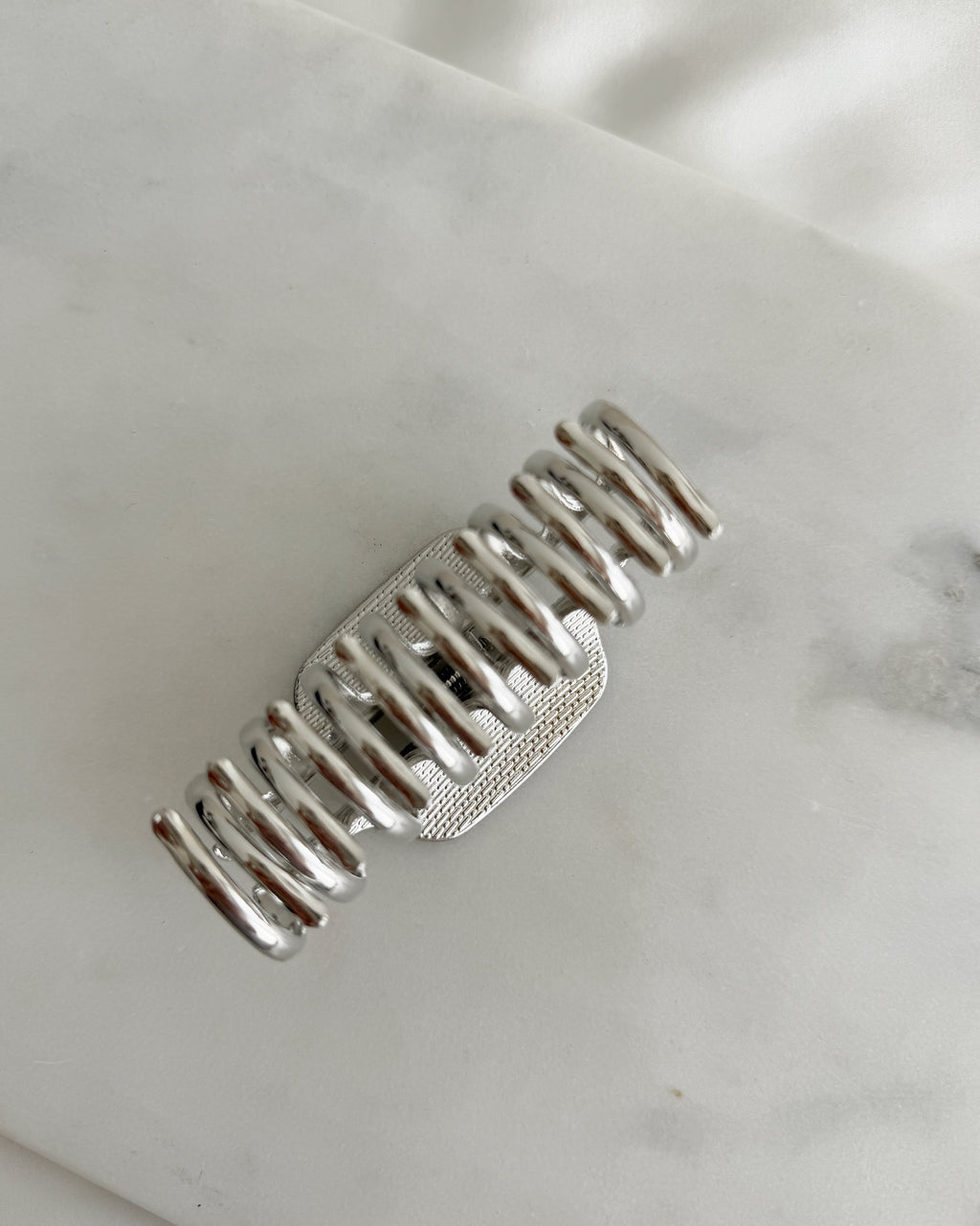 Silver Metal Claw Clip
