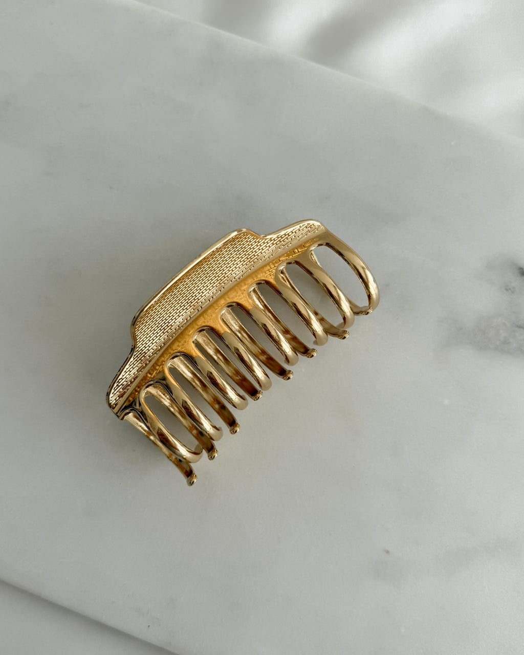 Gold Metal Claw Clip
