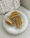 Gold Metal Claw Clip