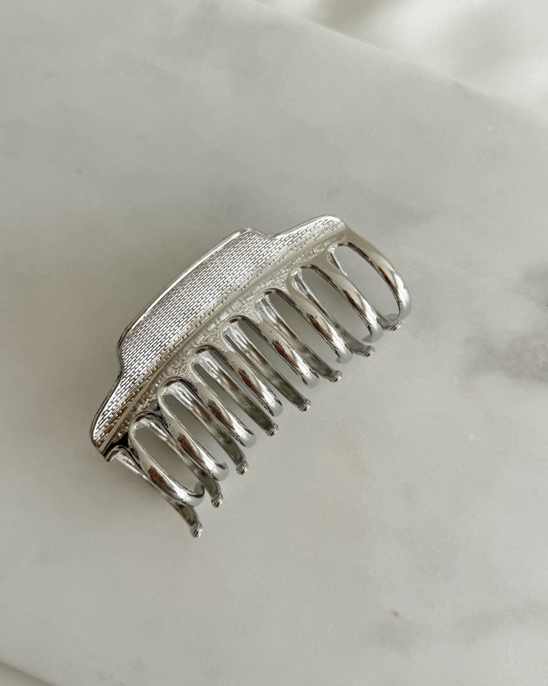Silver Metal Claw Clip