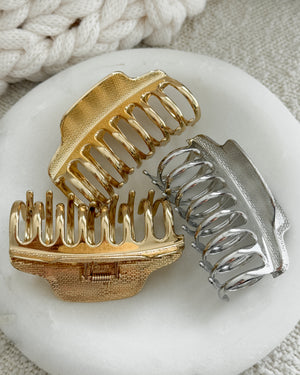 Gold Metal Claw Clip