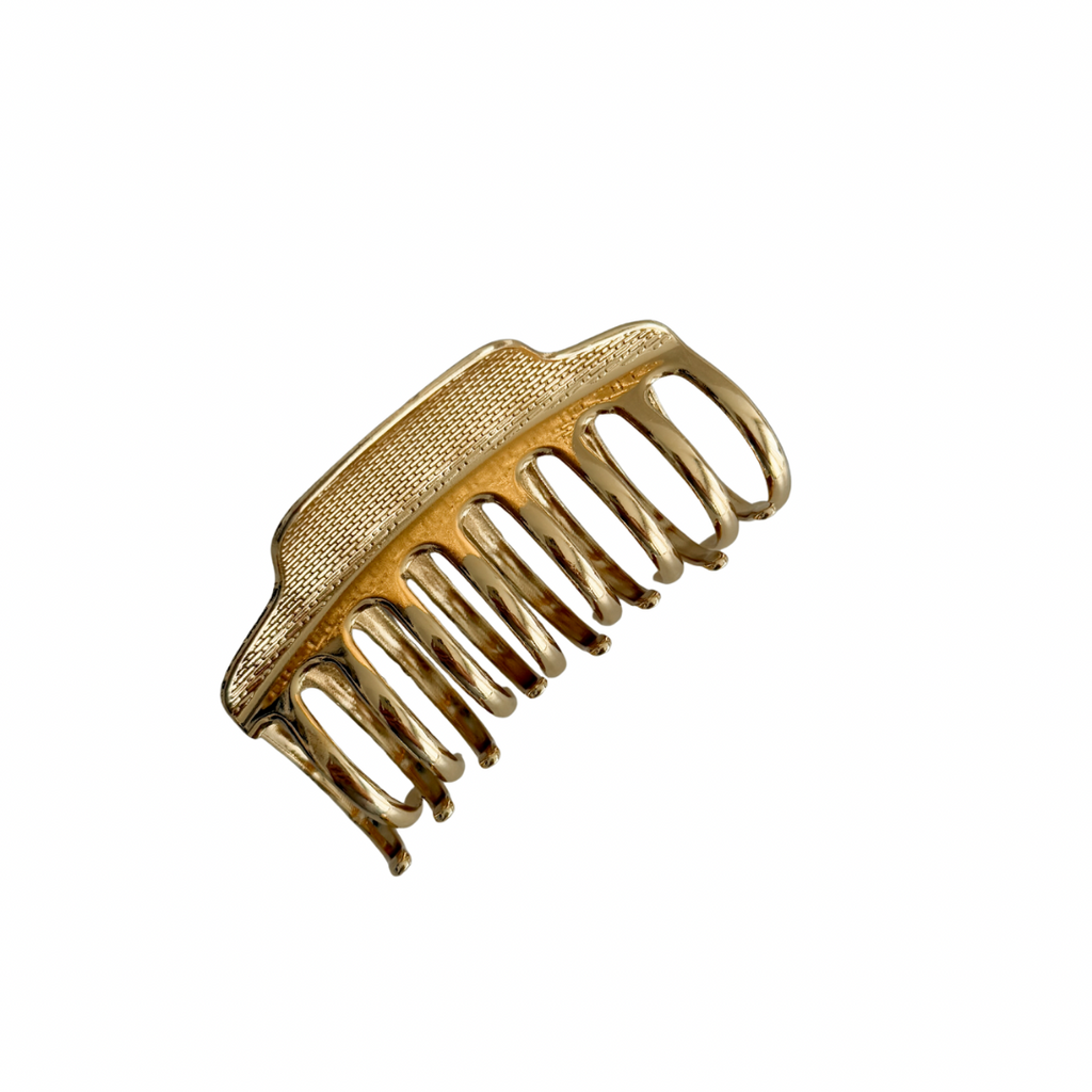 Gold Metal Claw Clip