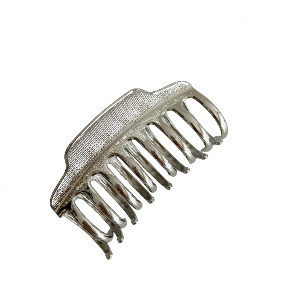 Silver Metal Claw Clip