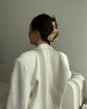 Icon Shell Claw Clip Gold