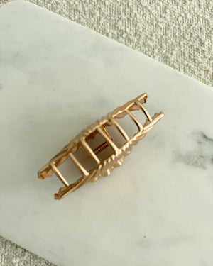 Icon Shell Claw Clip Gold