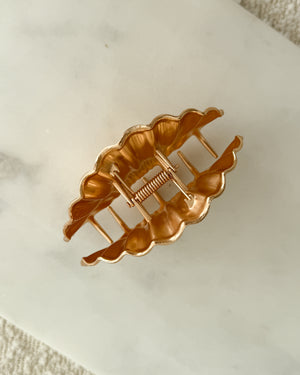 Icon Shell Claw Clip Gold