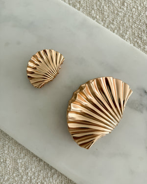 Icon Shell Claw Clip Gold
