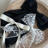 Luxe Black Silk Bow
