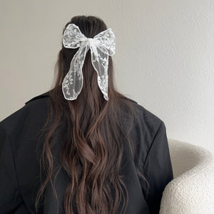 Winter Lace Bow