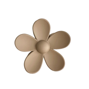 Beige Flower Clip