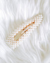 Tourmaline Large Pearl Hair Clip
