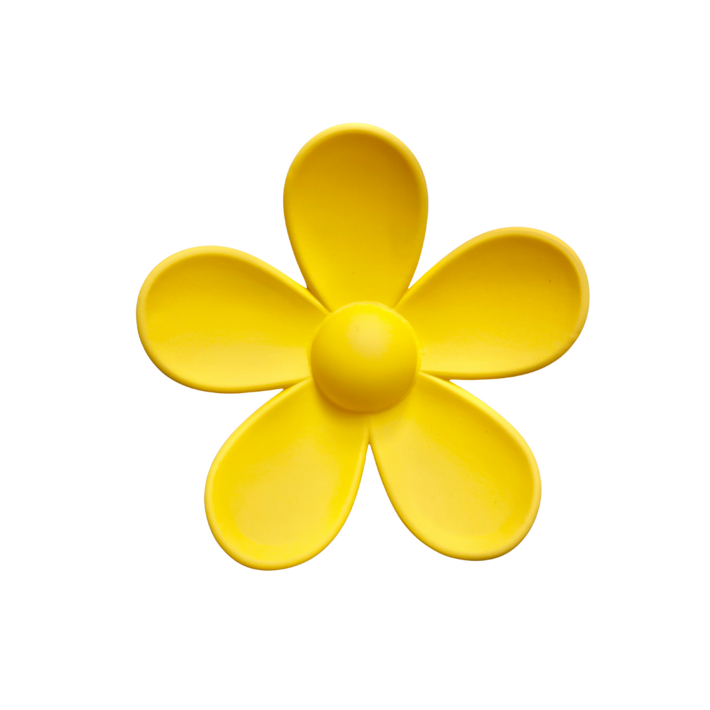 Yellow Flower Clip