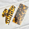 Checkered Butterfly Hair Clip