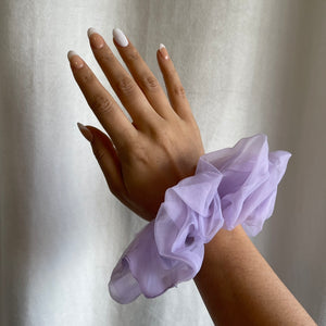 Violet Paris Organza Scrunchie