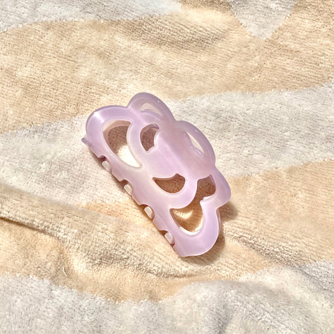 Claw Clip + Comb Set in Cream Tortoise