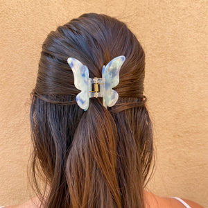 Purple Butterfly Hair Clip