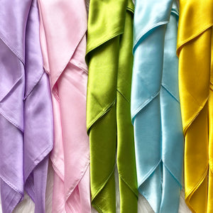 Baby Blue Summer Silk Scarf