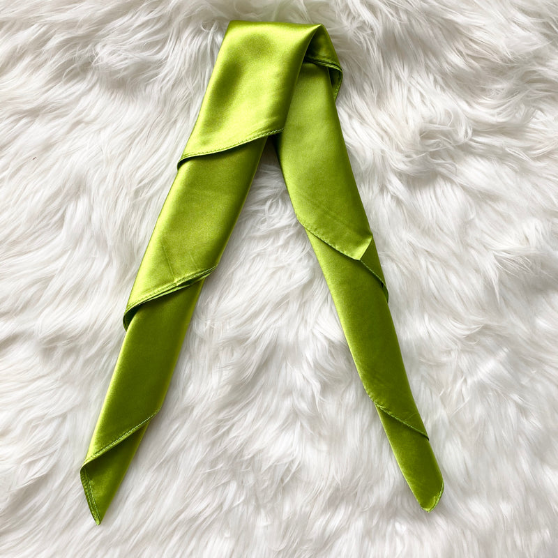 Green Summer Silk Scarf
