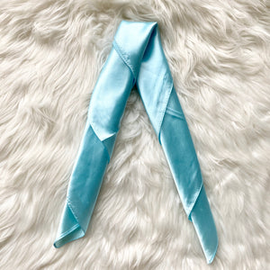 Baby Blue Summer Silk Scarf