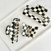 Classic Checkered Claw Clip