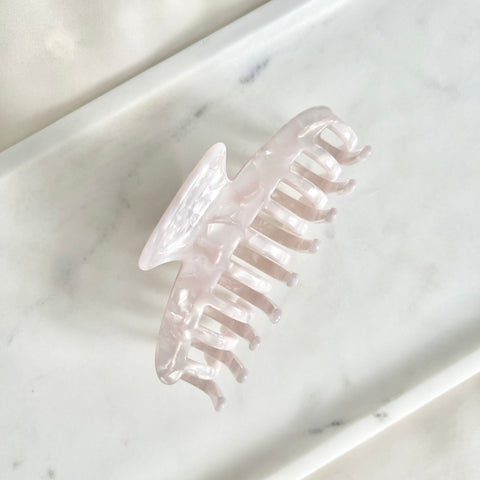 Claw Clip + Comb Set in Cream Tortoise