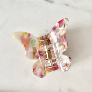 Rainbow Butterfly Hair Clip