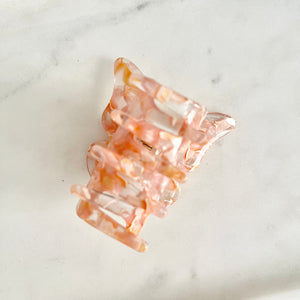 Pink Butterfly Hair Clip