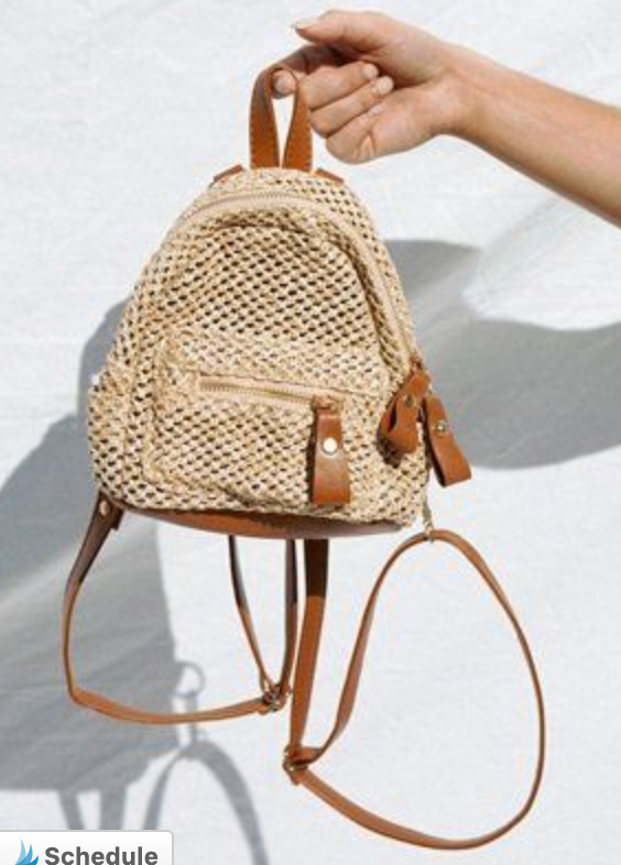 Beachy Mini Backpack – Summer Buns